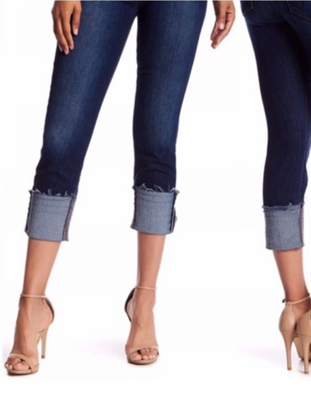 Joe’s Women’s Dark Blue Cropped Cuffed Jeans 26